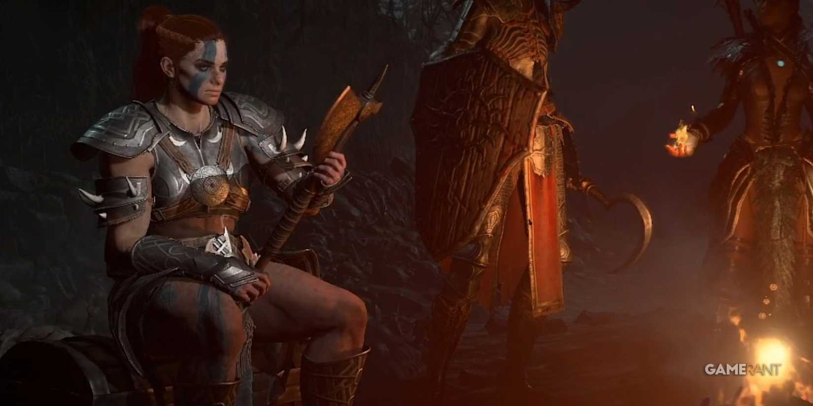 Diablo 4 Barbarian In Screen Select