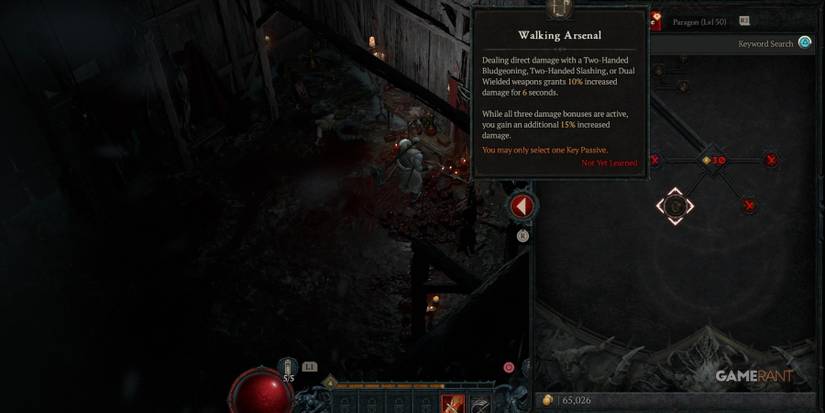 Diablo 4 Barbarian Walking Arsenal In Game Description