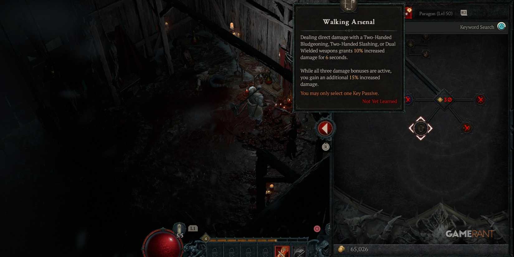 Diablo 4 Barbarian Walking Arsenal In Game Description