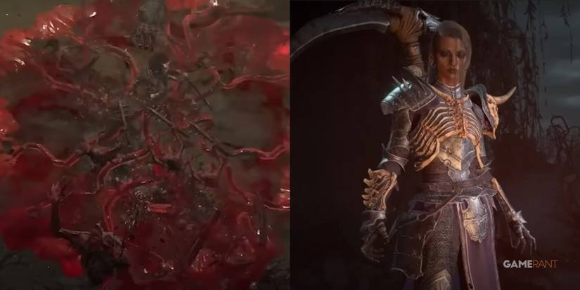Diablo 4 Best Blood Necromancer Build Collage