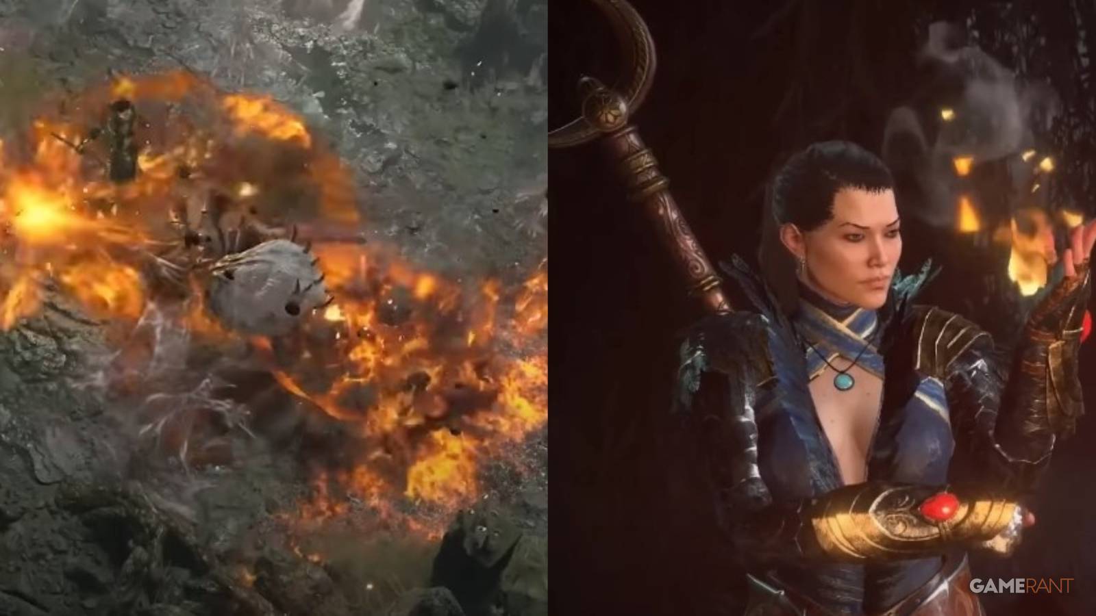 Diablo 4 Best Fire Sorcerer Build Collage