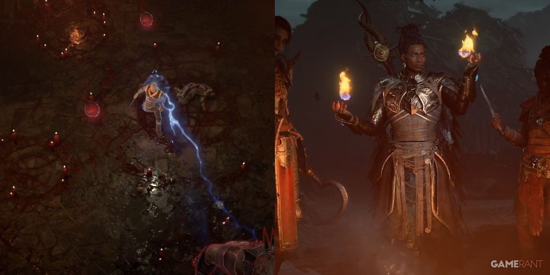 Diablo 4 Best PvE Sorcerer Build Collage