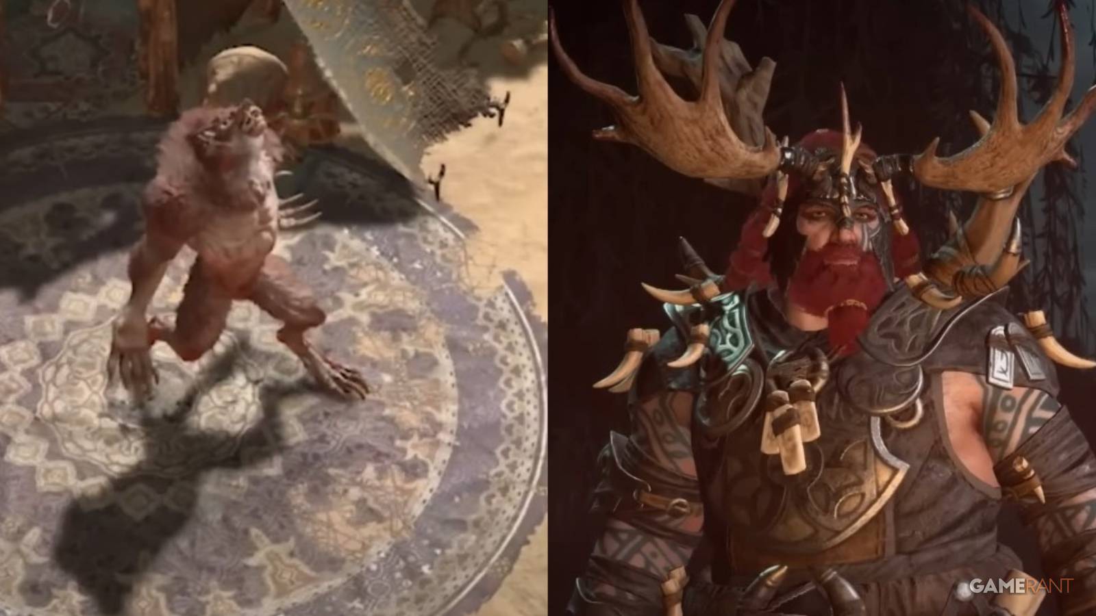 Diablo 4 Best Werewolf Druid Build Collage