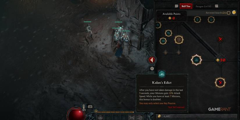 Diablo 4 Necromancer Kalan's Edict Description