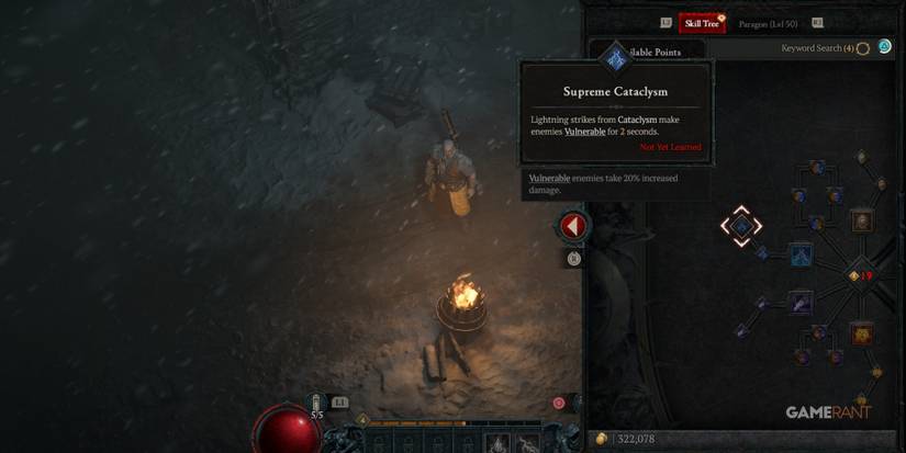 Diablo 4 Supreme Cataclysm Skill Description