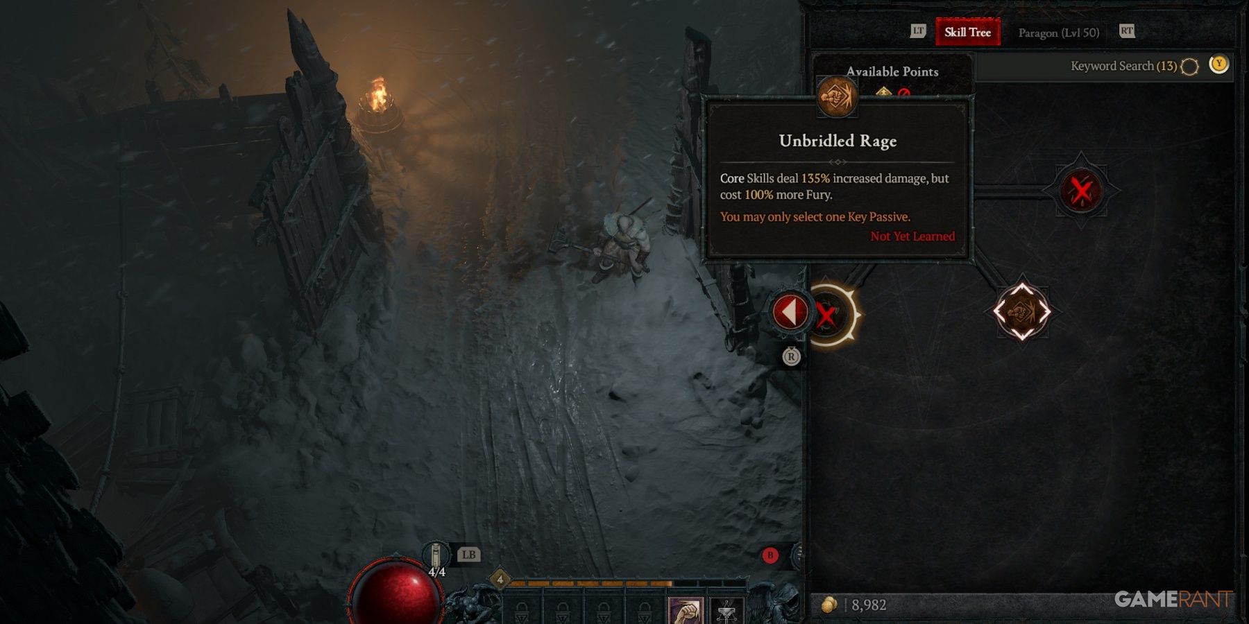 Diablo 4 rampant fury skill description