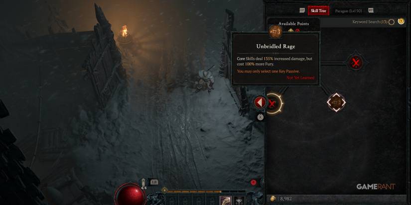 Diablo 4 Unbridled Rage Skill Description