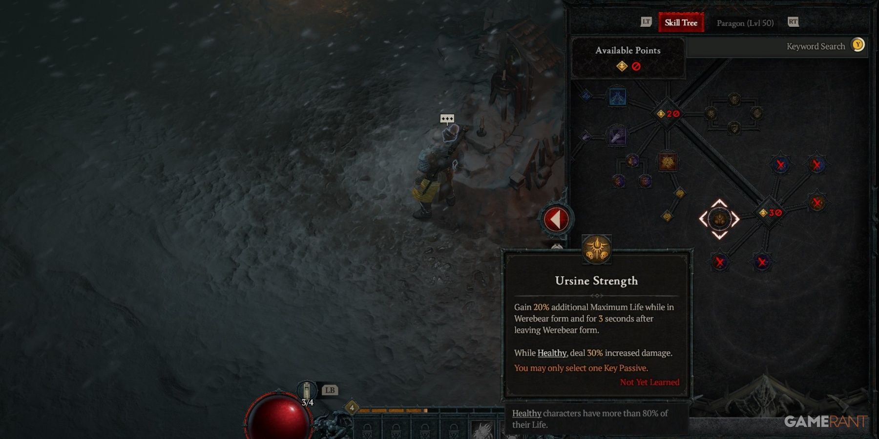 Diablo 4 Ursine Strength Skill Description