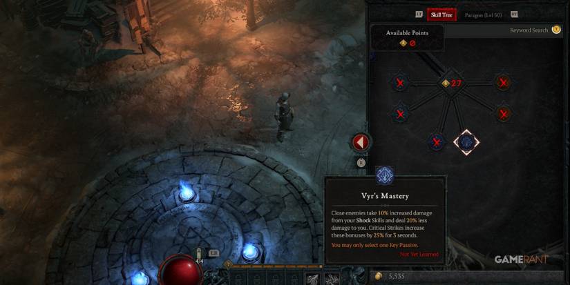 Diablo 4 Vyr's Mastery Passive Skill