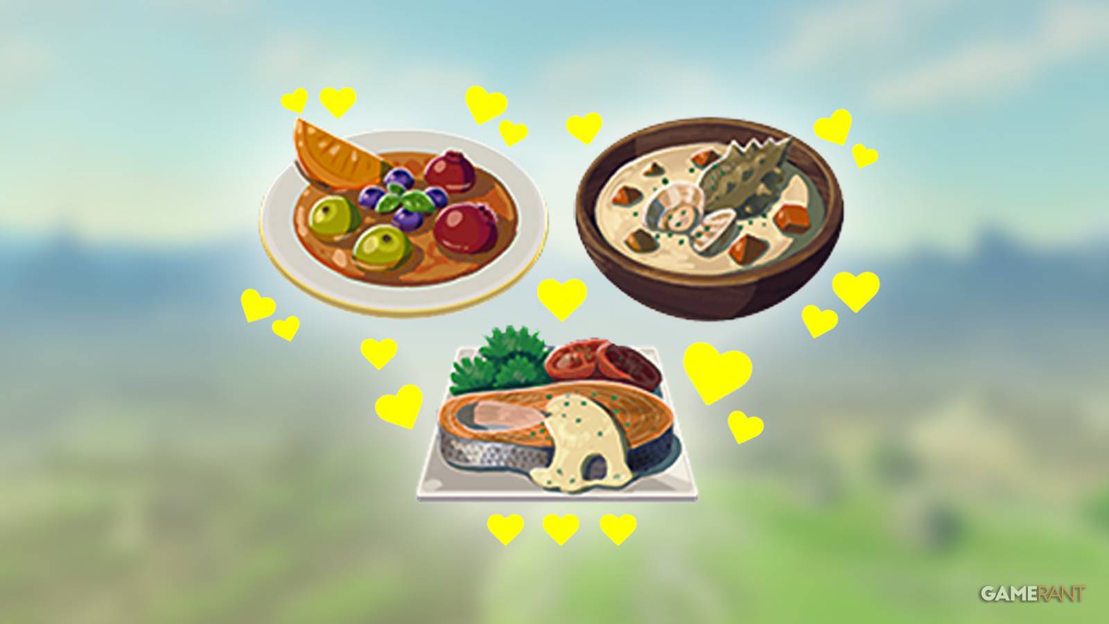 Bonus Heart Recipes in Breath of the Wild