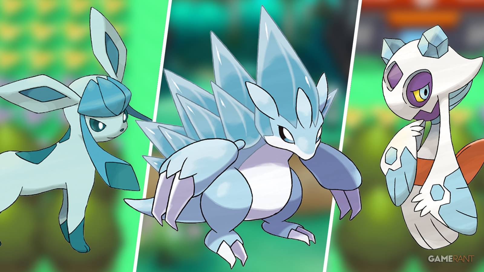 Glaceon, Alolan Sandslash, and Froslass feature image
