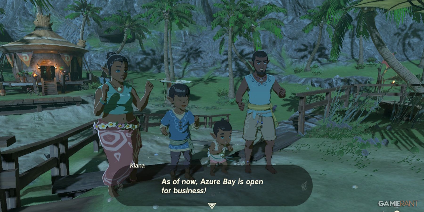 loz totk dad's blue shirt unlock lurelin village