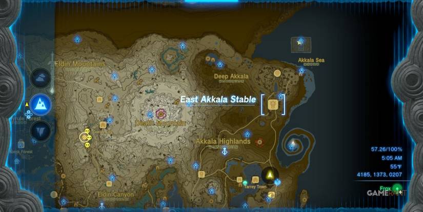 loz totk east akkala stable location