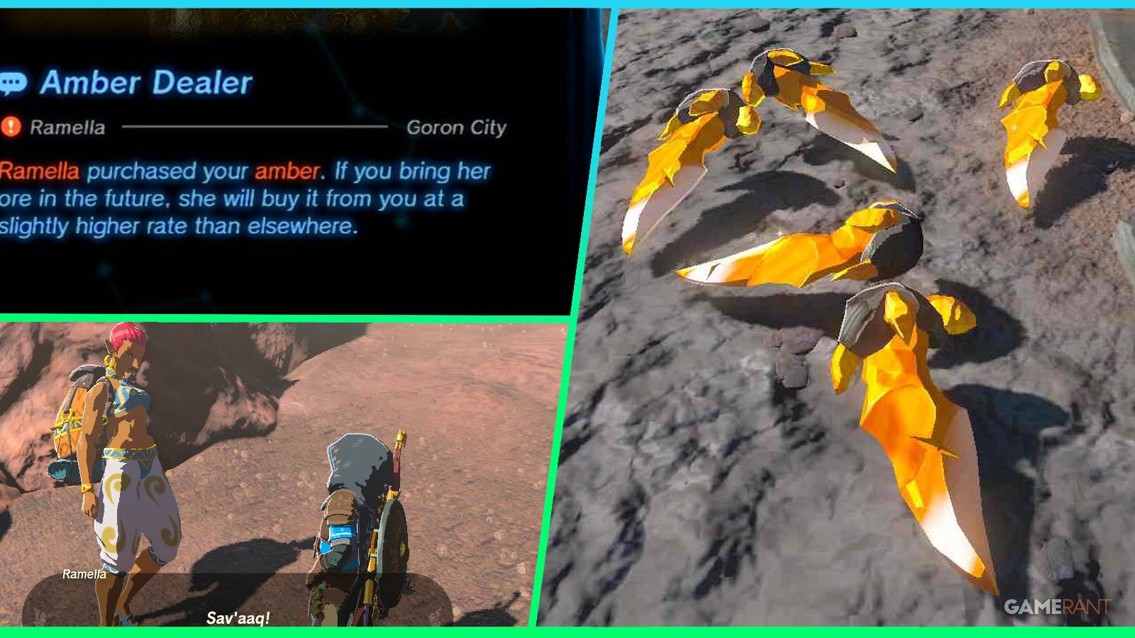 loz totk amber dealer side quest feature