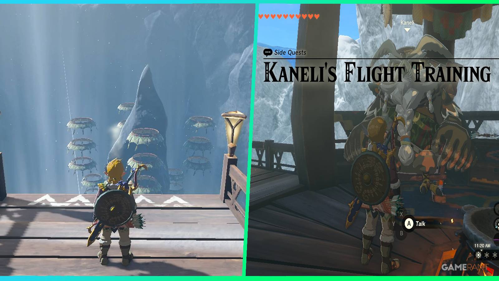 loz totk kaneli's flight training side quest feature