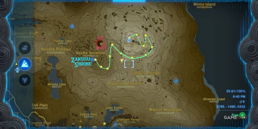 loz totk lanayru skyview tower route