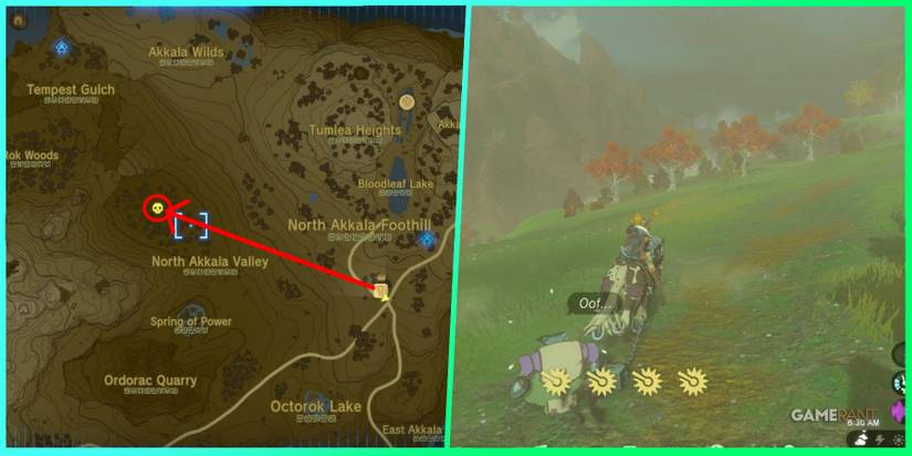 loz totk north akkala valley tempest gulch location