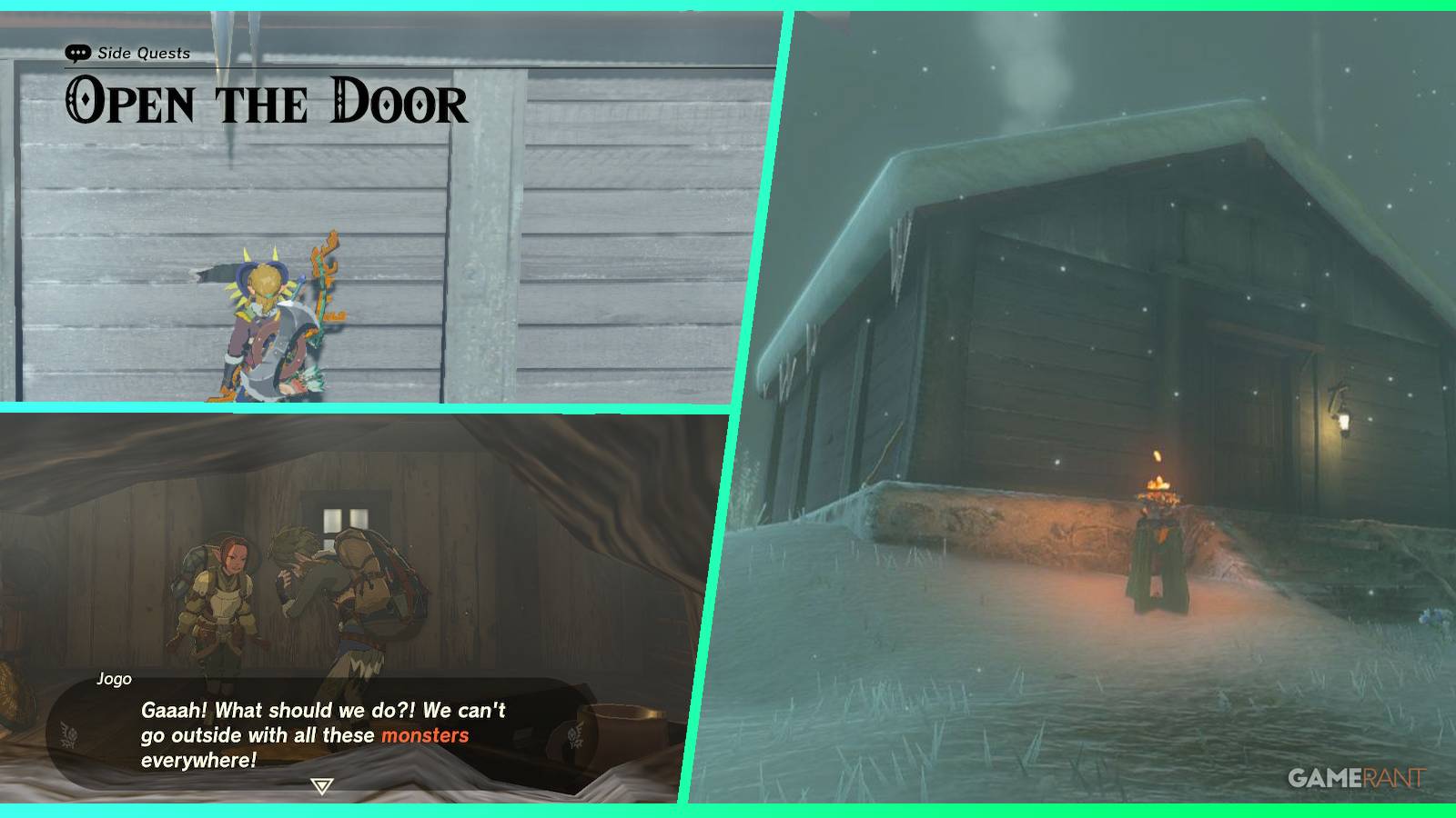 loz totk open the door side quest feature