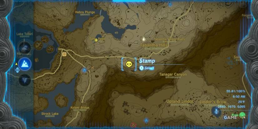 loz totk open the door side quest location