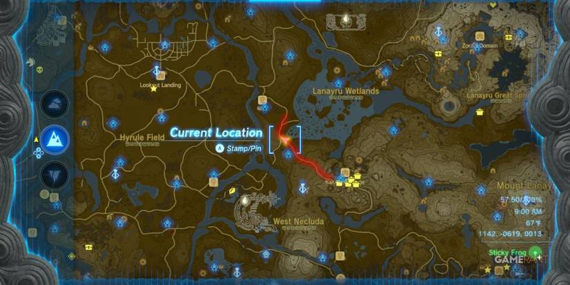 loz totk wetland stable fireproof lizard merchant