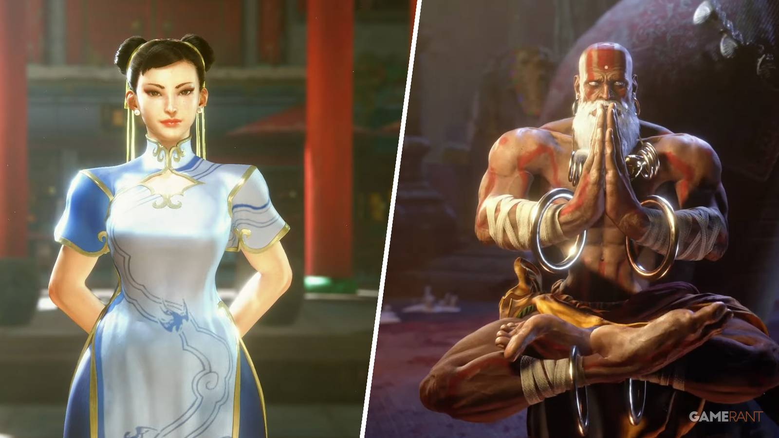Chun-Li and Dhalsim in Street Fighter 6's World Tour Mode