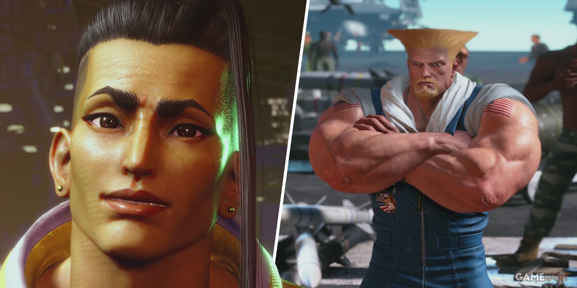 Jamie and Guile in Chapter 8 of Street Fighter 6's World Tour Mode