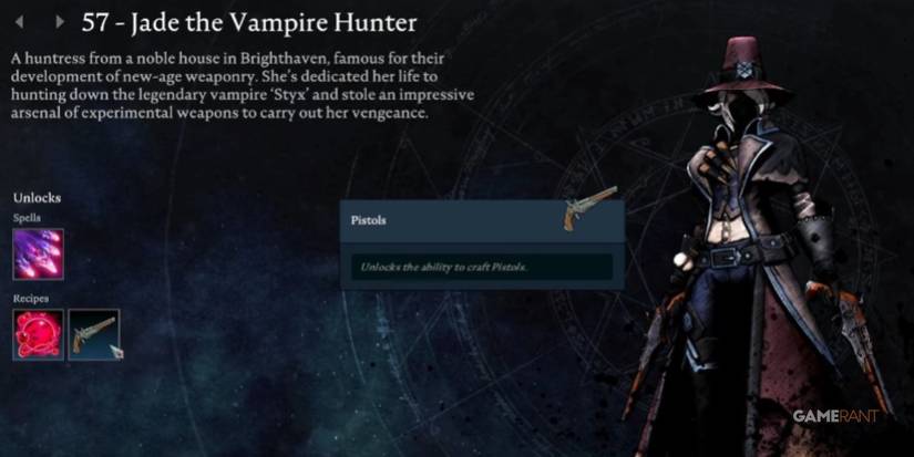 V Rising Unlocking Pistols With Jade