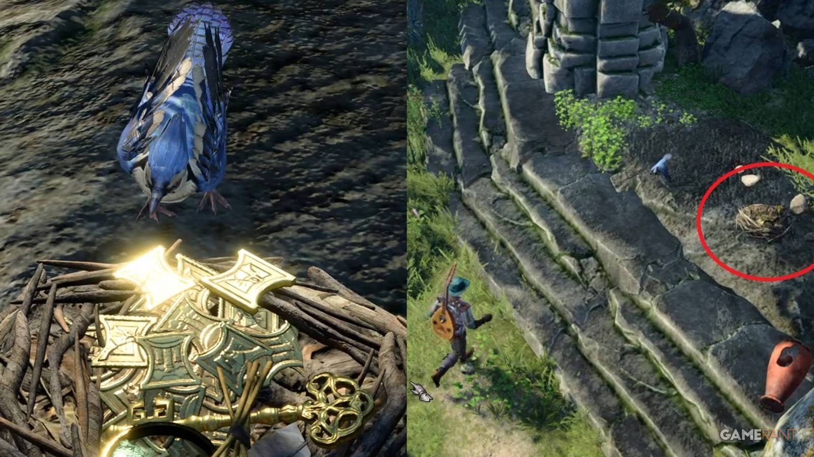 Baldur's Gate 3 How To Loot Topaz Nest Collage