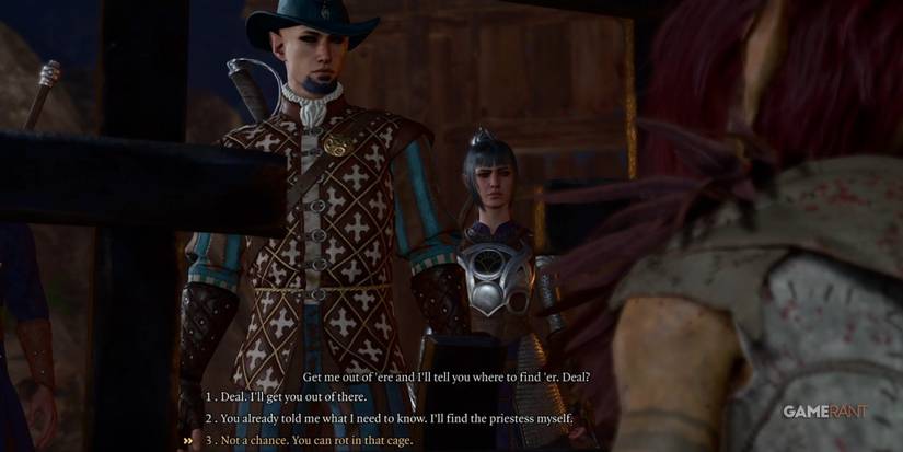 Baldur's Gate 3 Leaving Sazza In The Cage