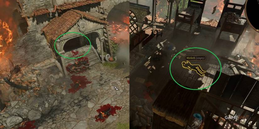 Baldur's Gate 3 Miri Location In Burning House