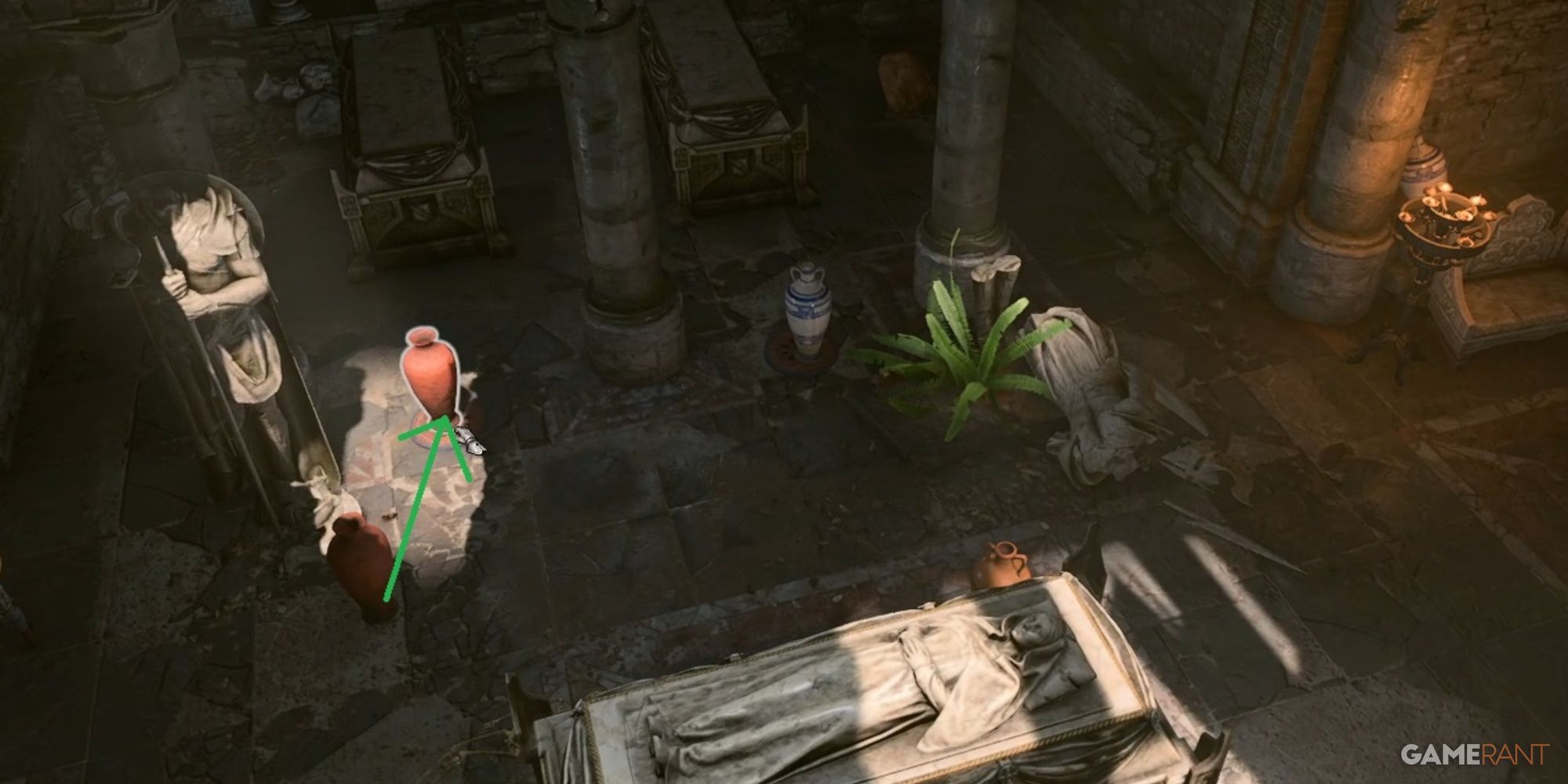 Baldur's Gate 3 Moving A Vase To Cover A Vent