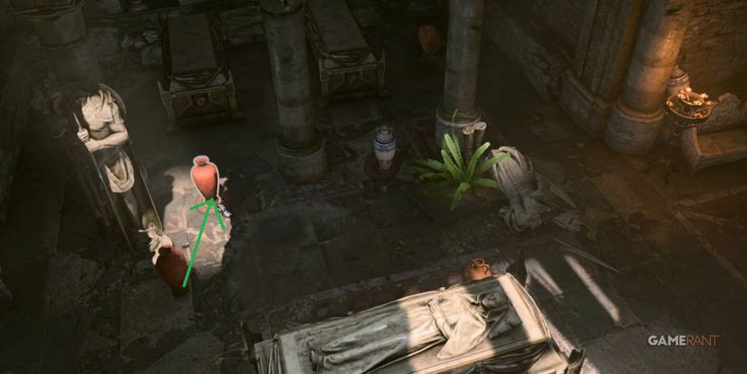 Baldur's Gate 3 Moving A Vase To Cover A Vent