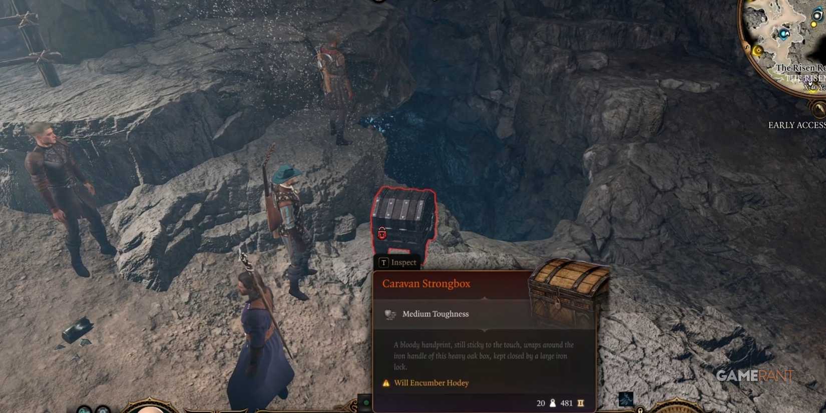 Baldur's Gate 3 Opening The Caravan Strongbox