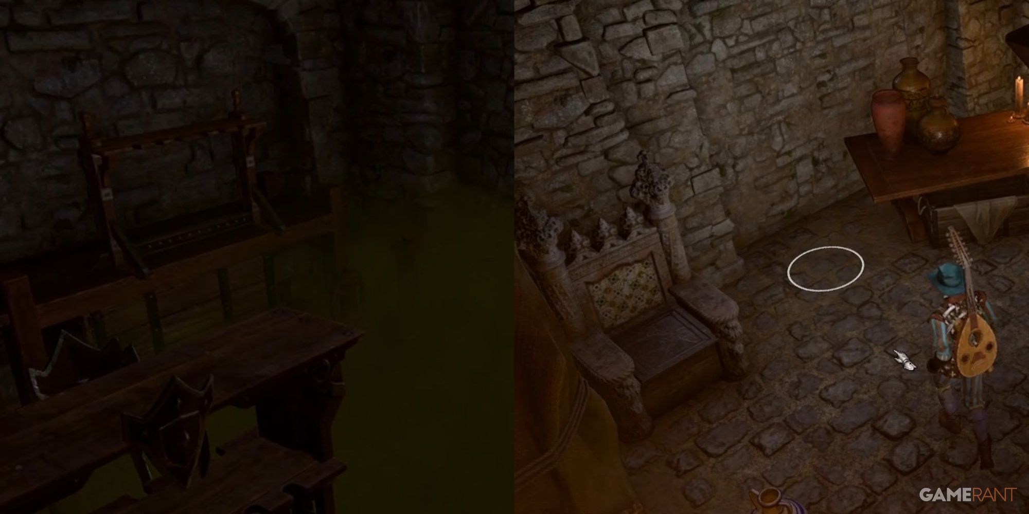 Baldur's Gate 3 Stone Chair Puzzle Collage