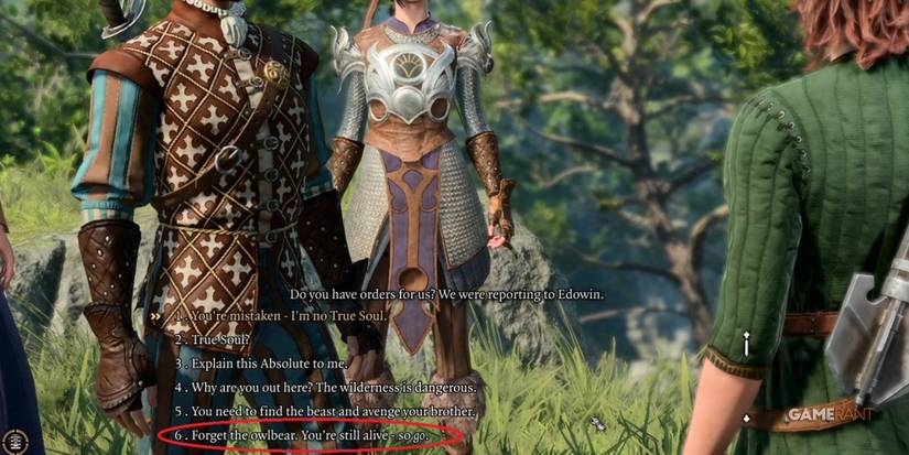 Baldur's Gate 3 Telling Edowin's Friends To Run Away