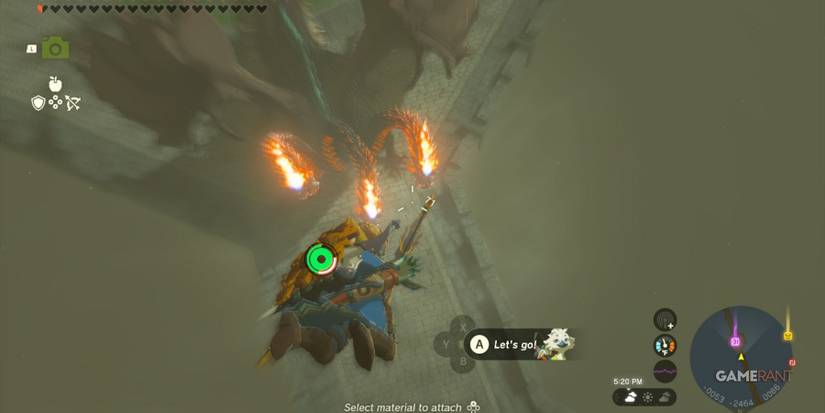 loz totk flame gleeok fight