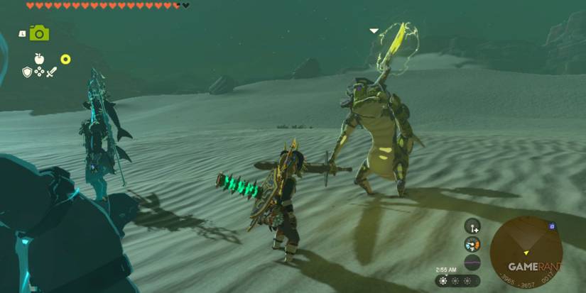 loz totk electric lizalfos gerudo region