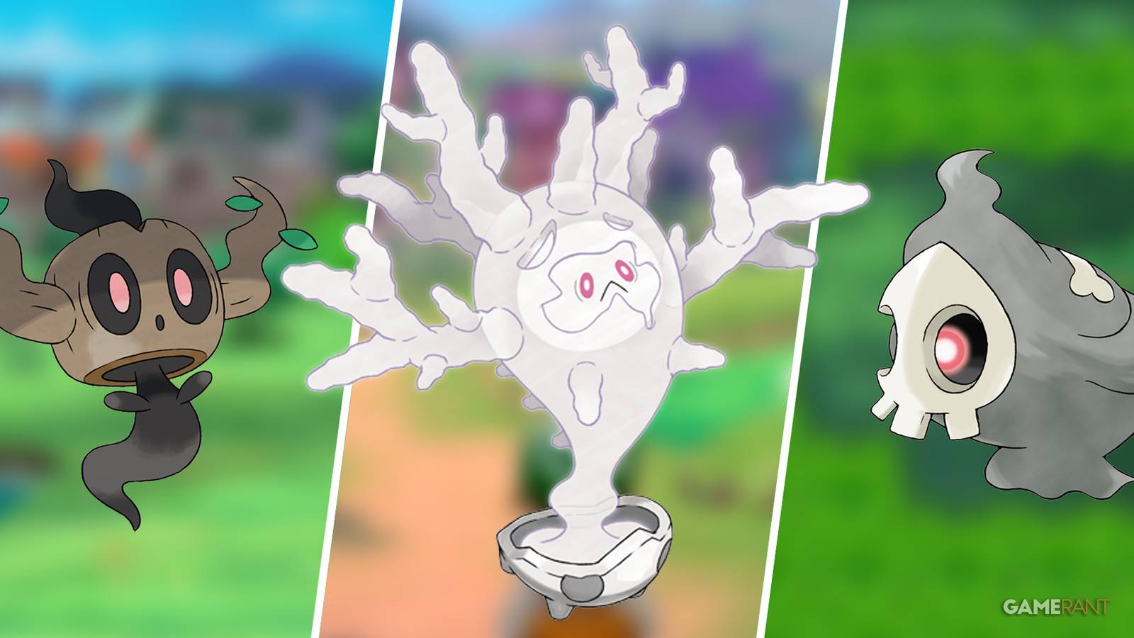 Official Phantump, Cursola, and Duskull designs