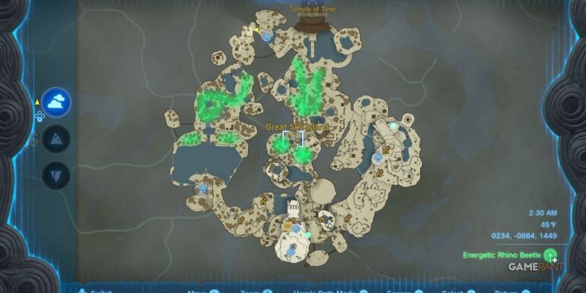 loz totk acorn farming great sky island