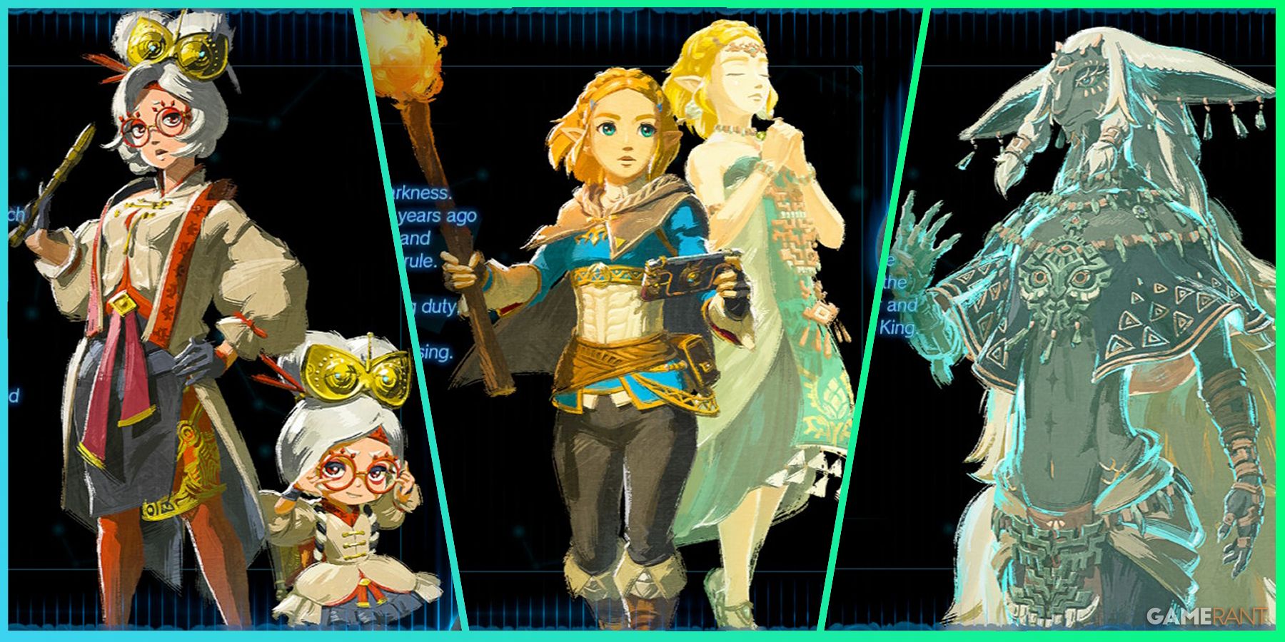 The Legend of Zelda: Tears of the Kingdom - Character Profiles - SAMURAI  GAMERS