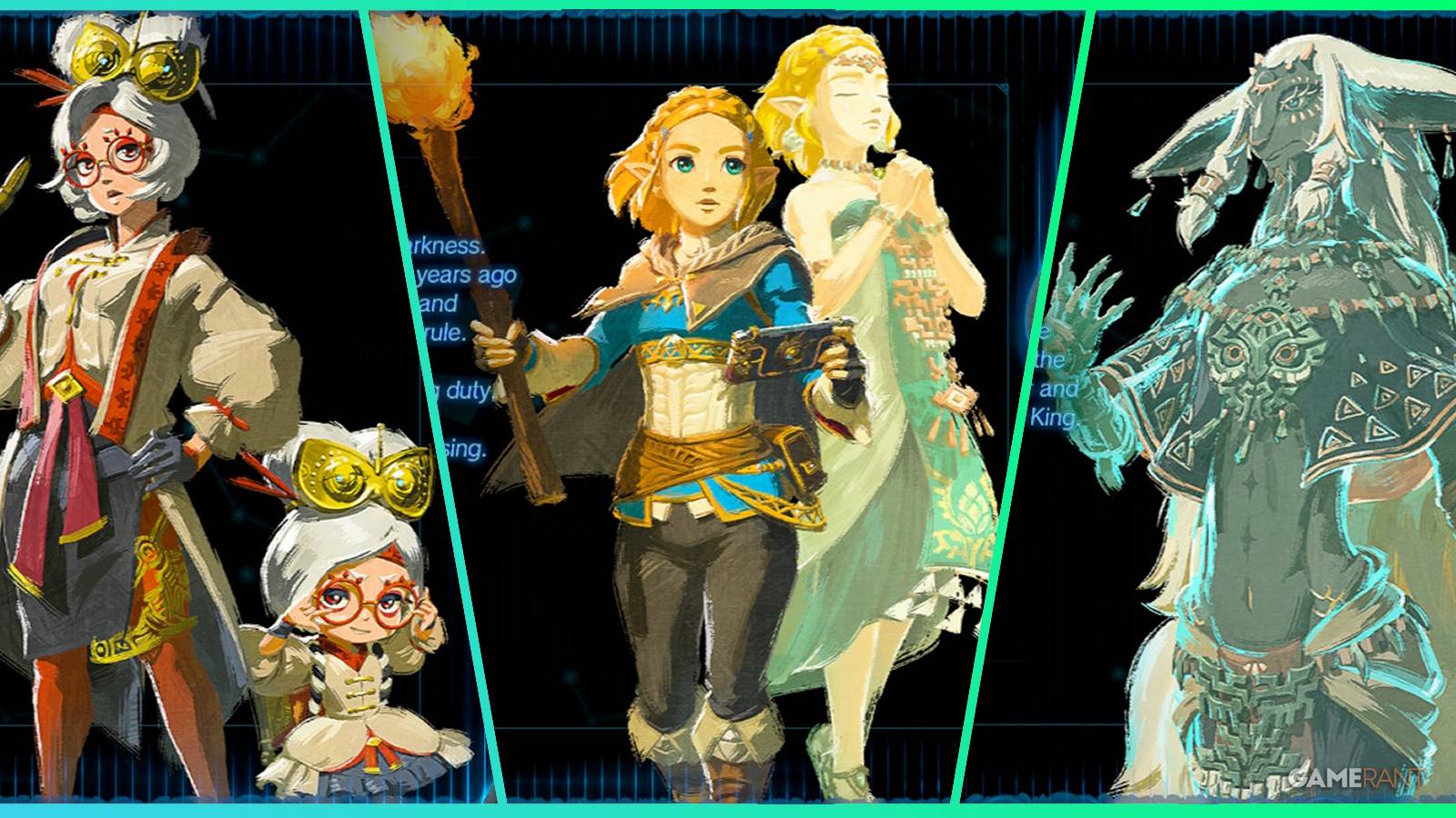 loz totk character profiles feature