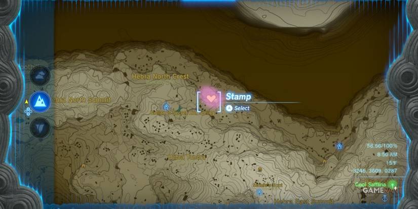 loz totk cool safflina hebra mountains location