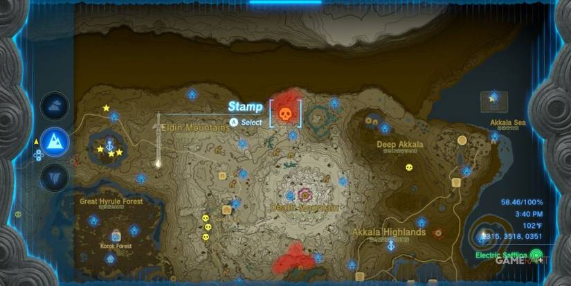 loz totk fire breath lizalfos tails eldin's flank