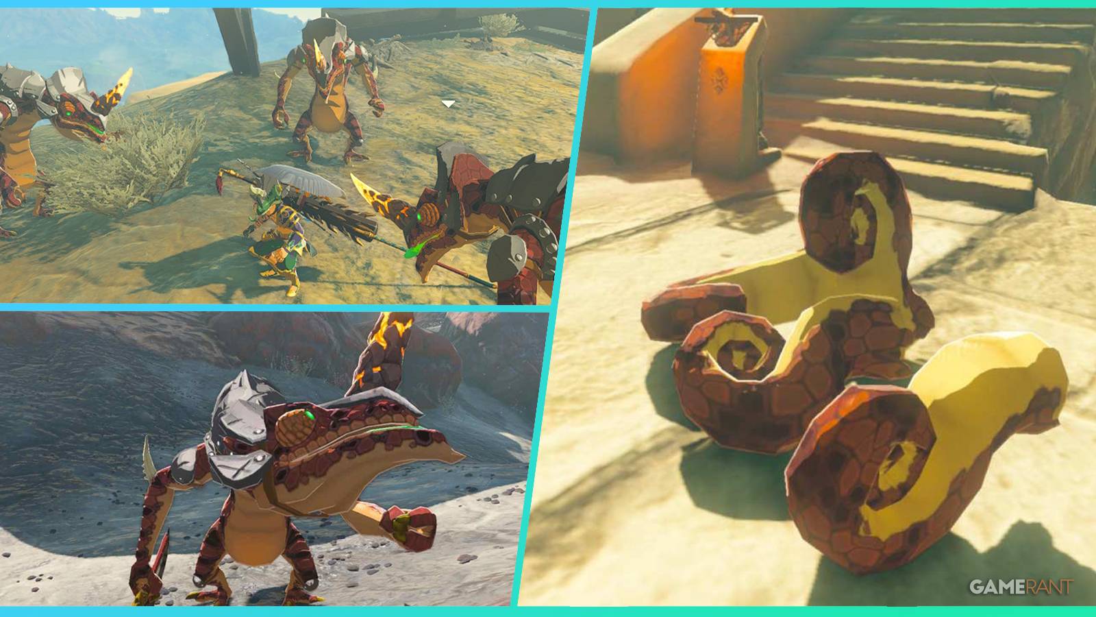 loz totk fire breath lizalfos tails farming feature