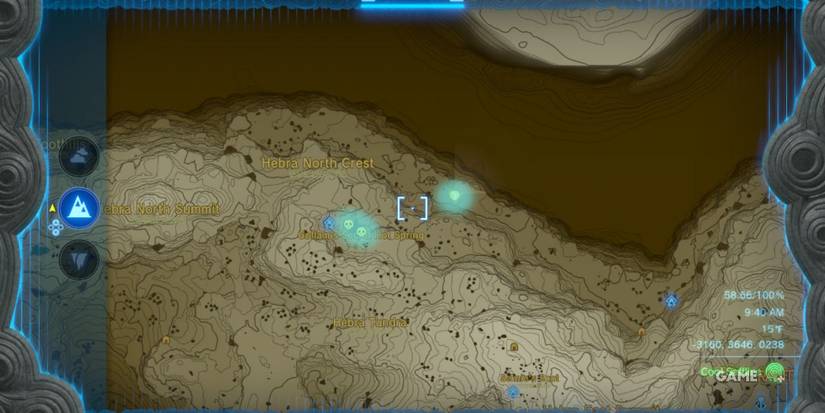 loz totk ice breath lizalfos location hebra mountains