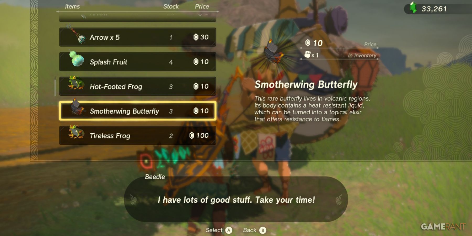 loz totk smotherwing butterfly