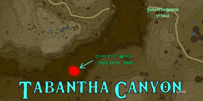 loz totk stone talus rare location