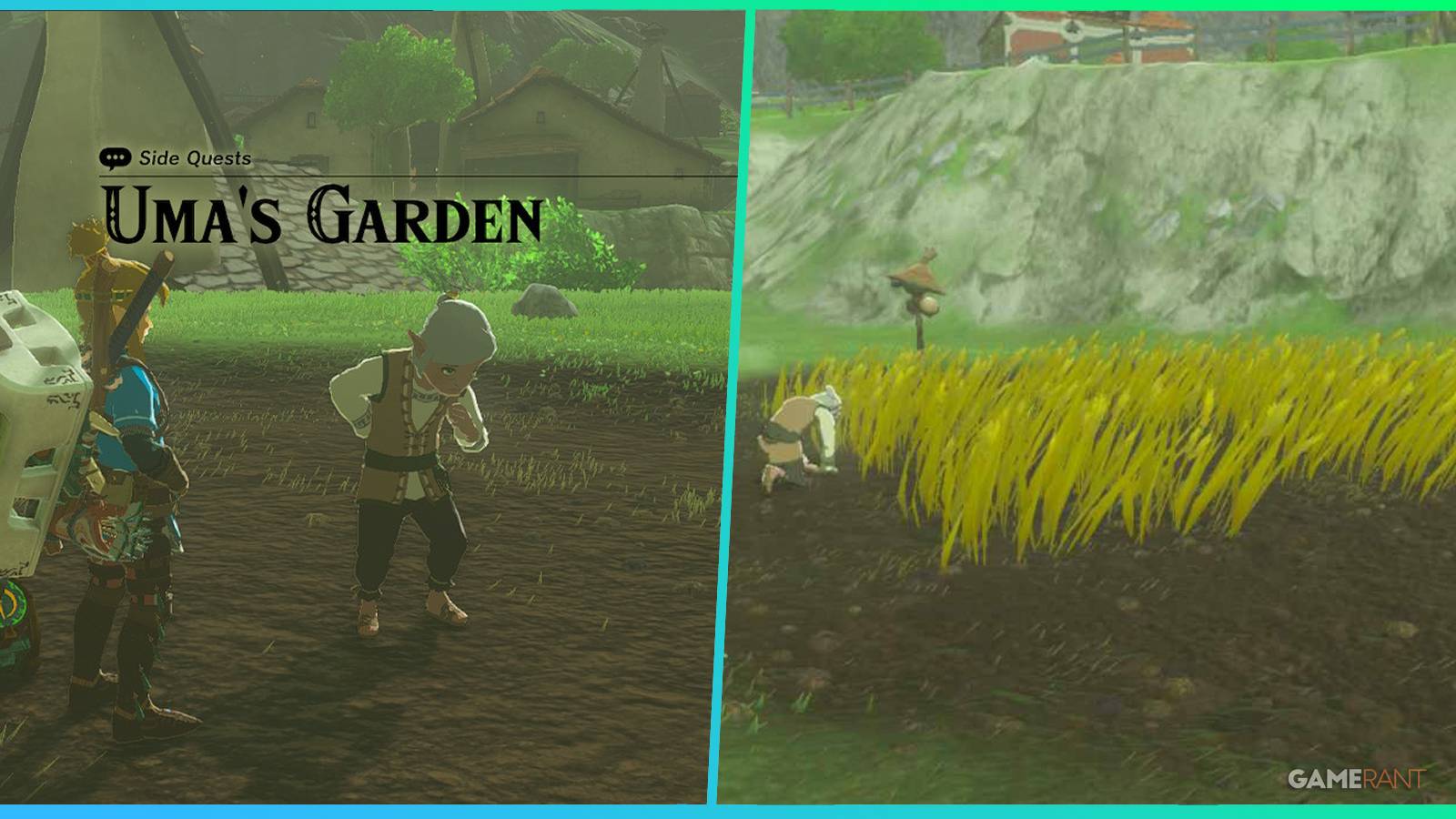 loz totk uma's garden feature