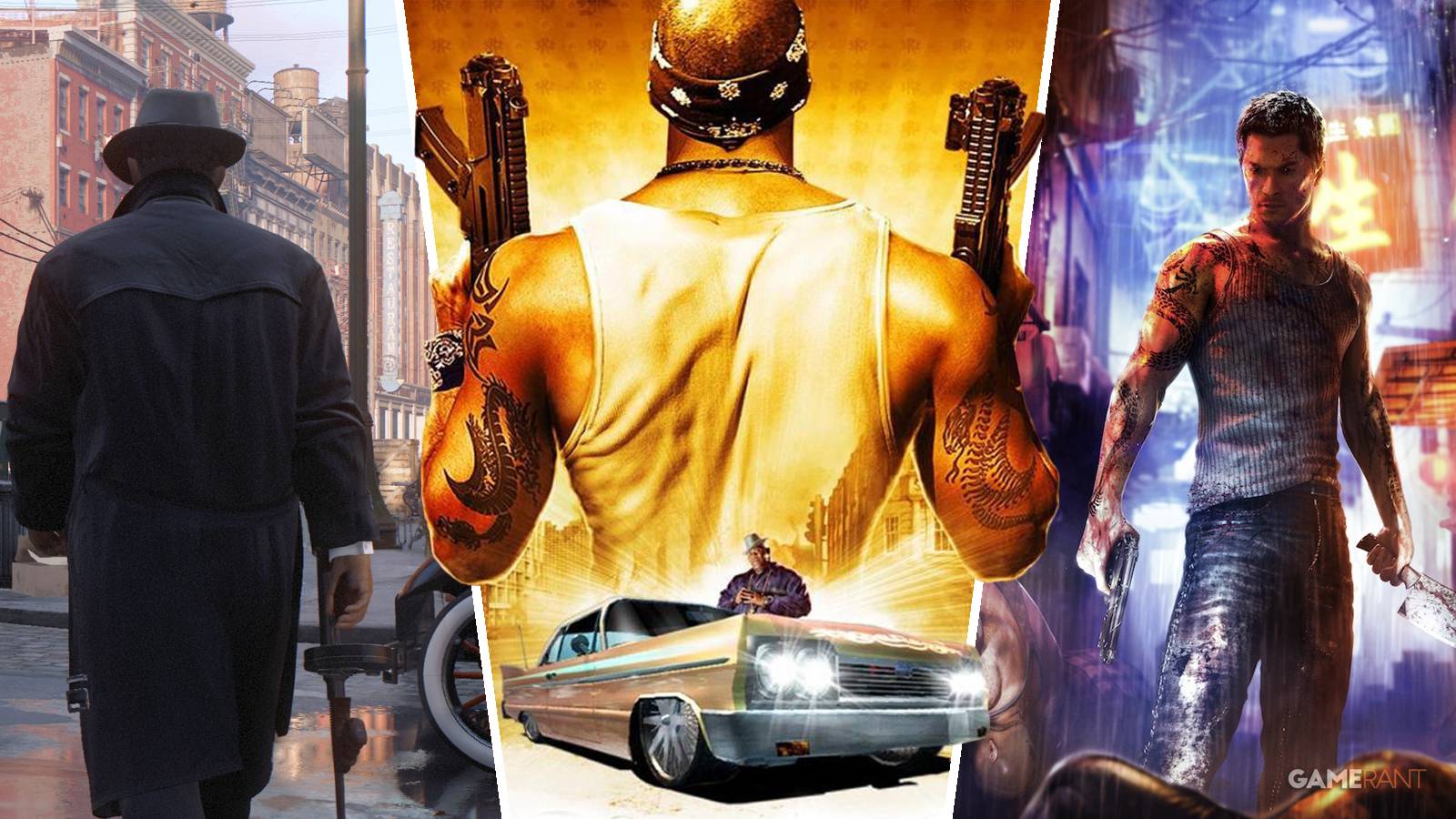 Mafia, Saints Row 2, and Sleeping Dogs
