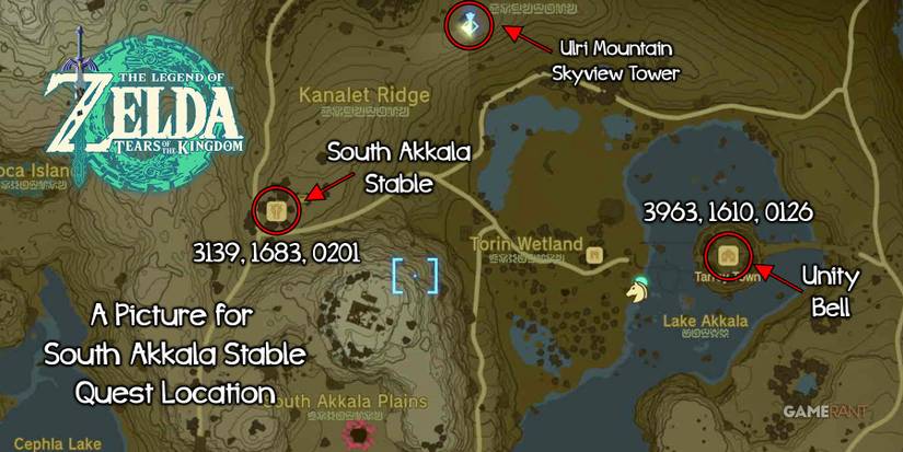 A Picture for South Akkala Stable quest in Zelda: Tears of the Kingdom.